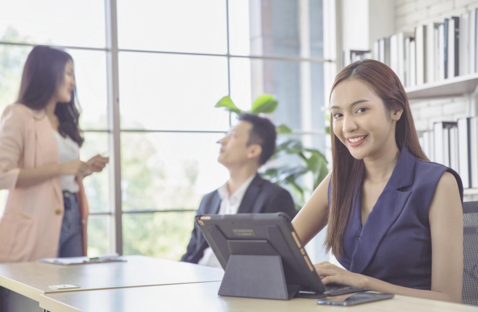 Modern office environment showcasing collaborative financial planning session